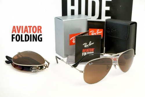 Silver Frame, Brown-Pink Lens