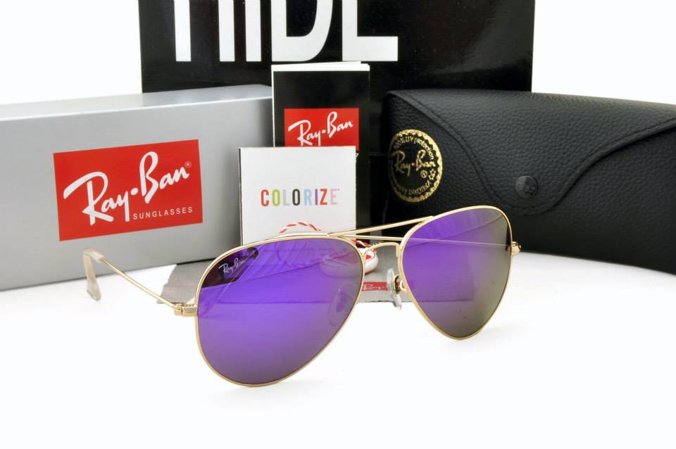 Gold Frame, Deep Purple Iridium Lens