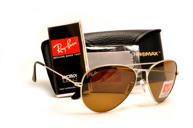 Silver Frame, Brown Lens