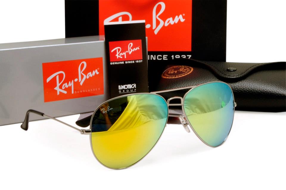 Silver Frame, Green Iridium Lens